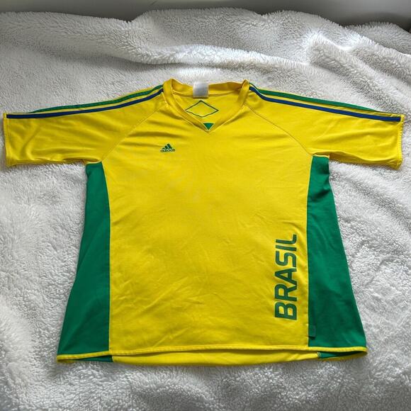 VTG Adidas Brazil World Cup 2006‎ Official Licensed Size Large - Picture 2 of 8